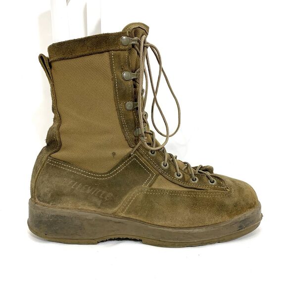 Belleville 330 COY ST Steel Toe Wide Combat Boots Reg Desert Tan Military SZ 9 W - Picture 4 of 14